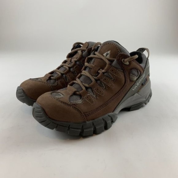 Vasque Shoes - Vasque Mantra Womens Brown Leather Hiking Shoes 7389